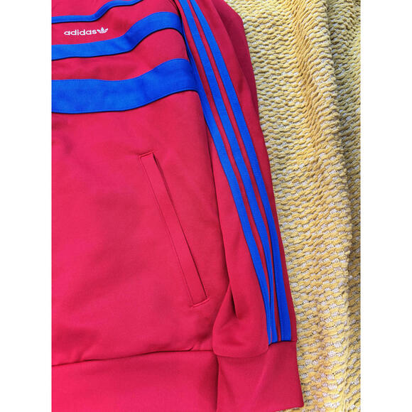 Adidas‎ Men's Red and Blue Track Jacket Size M - Picture 4 of 5